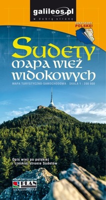 Sudety - mapa wież widokowych