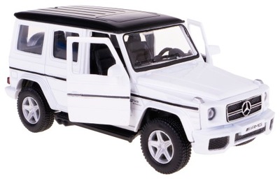 MERCEDES G63 AMG (W463) MODEL METALOWY 1:32/39 RMZ BIAŁY