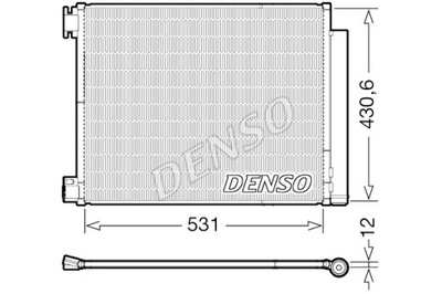 DENSO CONDENSADOR DE ACONDICIONADOR Z OSUSZACZEM RENAULT  