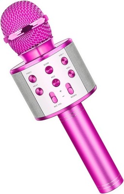 mikrofon Karaoke dla dzieci różowy