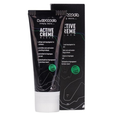 krem natłuszczający impregnat LOWA ACTIVE CREME nubuk/zamsz czarny 75ml