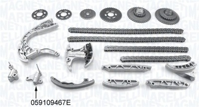 MAGNETI MARELLI 341500001180 КОМПЛЕКТ ЦЕПИ ГРМ