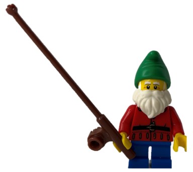 LEGO 8804 MINIFIGURES SERIA 4 KRASNAL Lawn Gnome