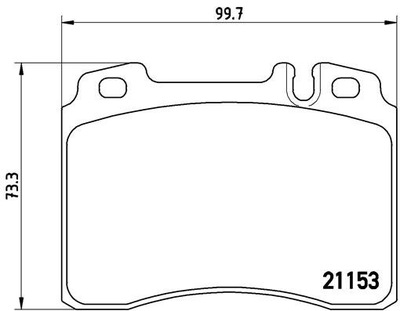 ZAPATAS DE FRENADO PARTE DELANTERA MERCEDES W124, W210 CLASE E  