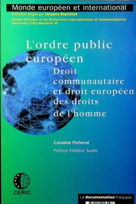 Lordre public europeen droit communautaire et