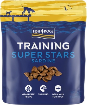 Fish4Dogs training Super Star Sardine 150g SMACZKI TRENERKI