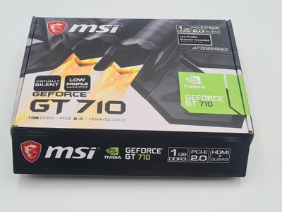Karta graficzna MSI GeForce GT 710 1GB 1 GB