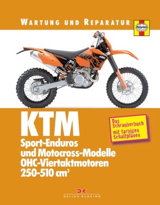 MANUAL REPARACIÓN MOTOCYKLA KTM EXC SX 250-510  