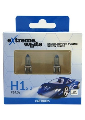 BOSMA EXTREME WHITE H1 12V 55W 2SZT ŻARÓWKI