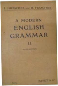 A odern english grammar II - 1J. Hubscher