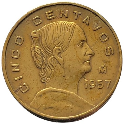 81369. Meksyk - 5 centavo - 1957r. (opis!)