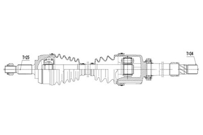 Nty npw-re-095 wał привідний фото №1
