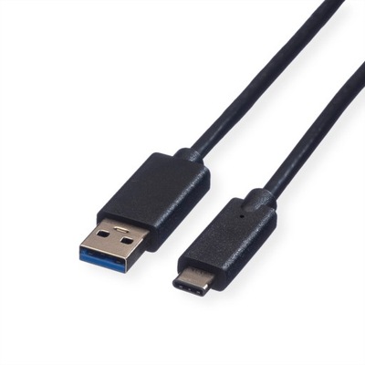 Kabel przewód USB 3.2 A-C M/M czarny 0,5m