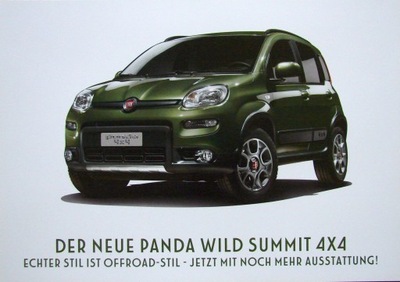 Fiat Panda 4x4 Wild prospekt 09 2019 Austria фото