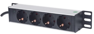 Intellinet 714020 rozdzielacz zasilania PDU 4 x gn