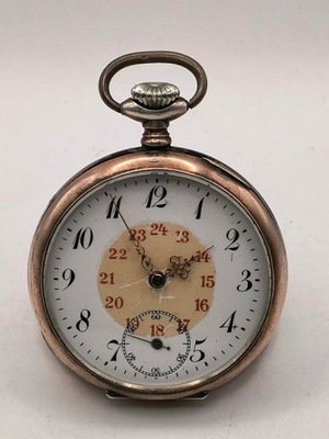 Zegarek kieszonkowy srebrny