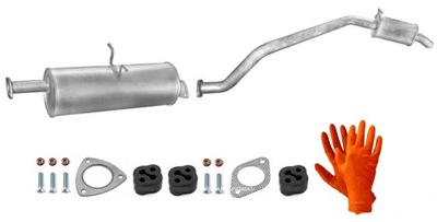 KIA K2500 2.5 D 2002-2011 SILENCER CENTRAL END  