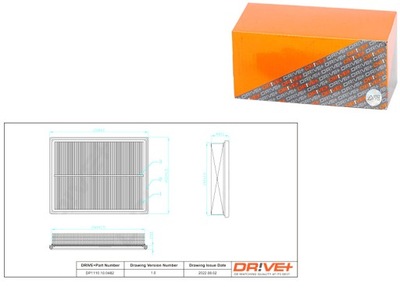 Фільтр повітря kia 2.7b 05-10 magentis ii drive+ фото №1