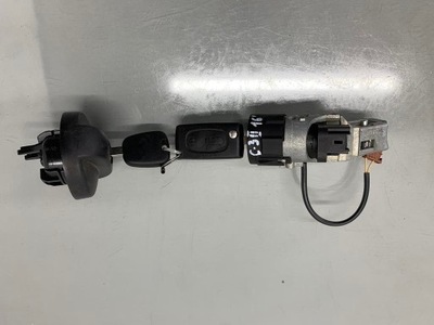 Замок запалювання ключ блокування citroen c3 lift 1.2 vti 16 r 9663123380 фото №1