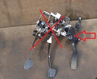 Subaru legacy outback 10-13 педаль педалі газу фото №1