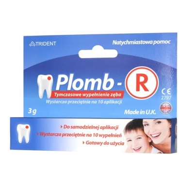 Pasta Tymczasowe wypełnienie zęba Trident Plomb-R