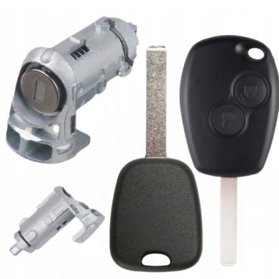 Вкладка замка дверей лівих renault master 3 2010-2020 ключі брелоки фото №1