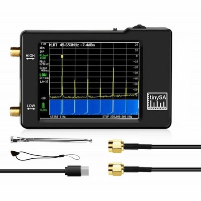 Analizator widma Konektor5000 TinySA Spectrum Analyzer 100kHz-960MHz k8