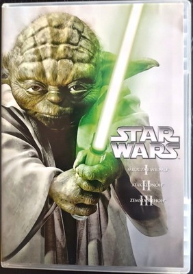 Film Gwiezdne Wojny Trylogia 1-3 Star Wars płyta DVD