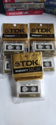 TDK MC 30 NOS folia micro microcassette #483