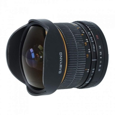 Samyang 8 mm f3.5 UMC Fish-eye CSII Canon