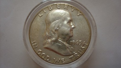 USA Half Dolar 50 centów 1963 stan 3+