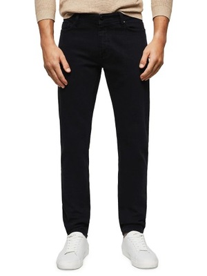 SPODNIE JEANSOWE MĘSKIE JEANSY r. 42 SLIM FIT MANGO COMMITTED JAN CZARNY