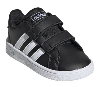 22 BUTY ADIDAS CZARNE EF0117 NA RZEPY DZIECIĘCE