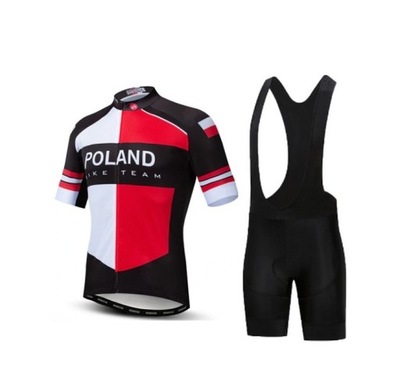 Strój rowerowy komplet M "POLAND"