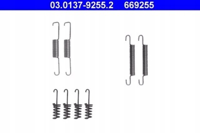 JUEGO DE MONTAJE ZAPATAS DE FRENADO MERCEDES SPRIN  