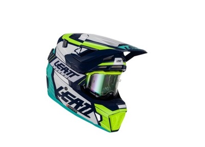 Leatt Kask Moto 7.5 Blue M Niebieski cross enduro