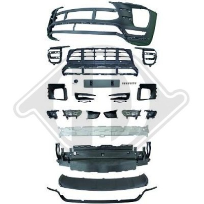 Бампер do porsche macan 14- фото №1