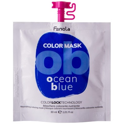 Fanola Color Mask Ocean Blue maska koloryzująca do włosów niebieska 30ml