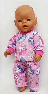 Piżamka pony dla lalki 43-45cm.