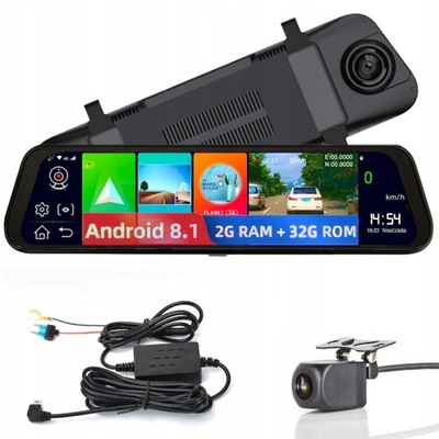 DASHBOARD CAMERA 2 MIRROR ANDROID ADAS NAVIGATION IGO  