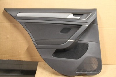 Обивка обшивка дверь задняя левый vw golf 7 материал молдинг сталь щетка фото №1