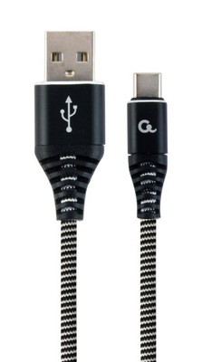 Kabel Type-C 2M Gembird CC-USB2B-AMCM-2M-BW - Premium Ładowanie i Transfer