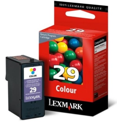 ORYGINALNY TUSZ LEXMARK NR 29 (18C1429E) COLOR