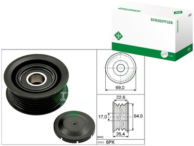 ROLLO PROPULSOR CORREA DE CUÑA MERCEDES C CL203 C T-MODEL S202 C  