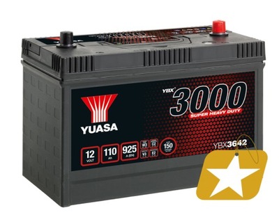 YUASA YBX3642 SHD 110Ah 925A