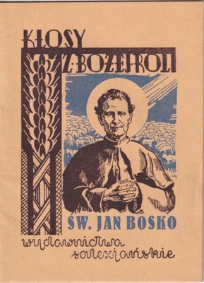 Święty Jan Bosko - wyd.1934