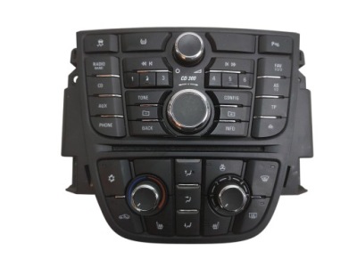 Панель кондиционера обдув радио cd300 opel meriva b 13346097 13346041 фото №1