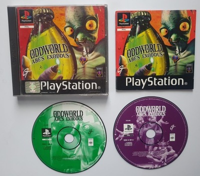 ODDWORLD ABE'S EXODDUS PS1 PSX PS2