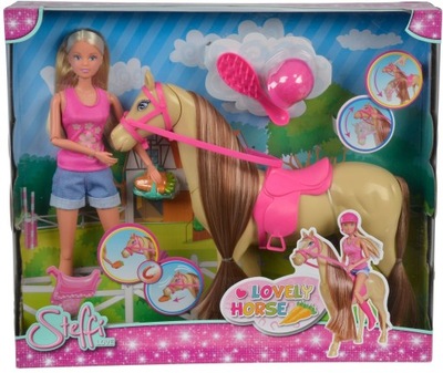 Simba Steffi i jej słodki koń
