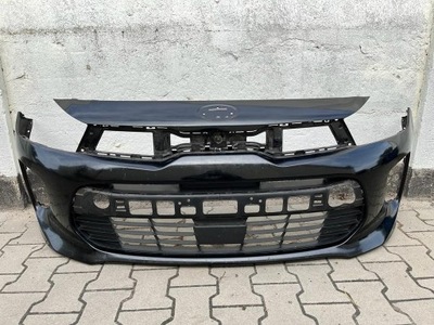 Kia rio iv v бампер перед передній решітка середня 2017- фото №1